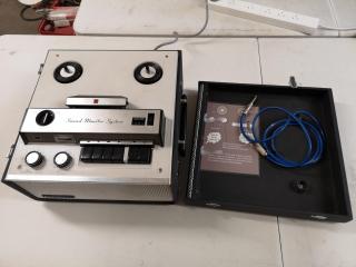 Vintage National Sound Monitor System RQ-703S Reel to Reel Player