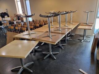 19x Square Cafe Restaurant Tables