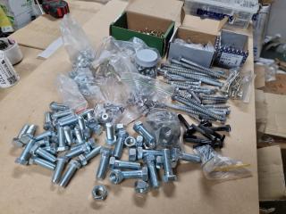 Assorted Bolts, Nuts, Screws and Washers