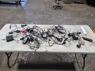 Assorted IT Power Adapters, Cables, Routers, & More