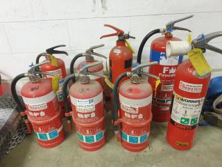 8 x Fire Extinguishers