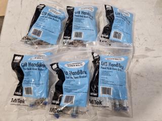 GIB HandiBrac Panel Hold-Down Bracket, 6x Sets