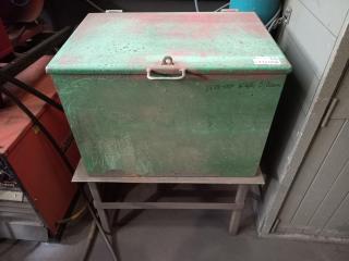 Steel Box on Table