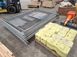 16 x Portable  Security Mesh Fence
