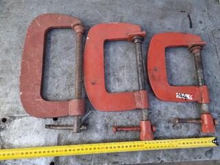 3x G-Clamps