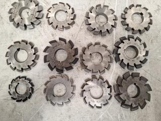 12 x Gear Shaping Cutters