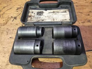 Powerbuilt 4-Piece Axle Nut Socket Set