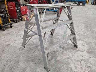 Ullrich Wide Aluminium Double Sided Step Ladder
