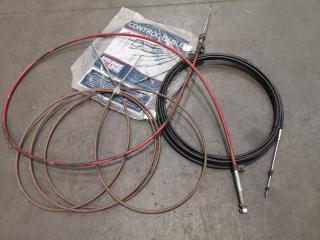 4x Assorted Industrial Control Cable Assemblies