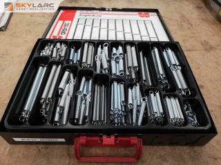 Steel Case of Wurth Extension Springs, Assorted Sizes