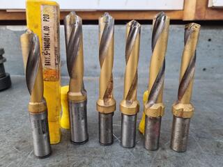 6x Sandvik Coromant Indexable Tipped Drills