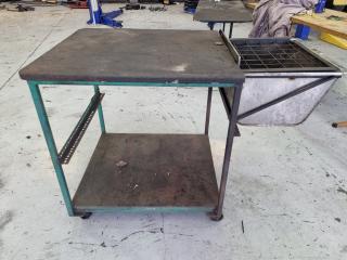 Workshop Shelf Trolley w/ Sink Basin Addon