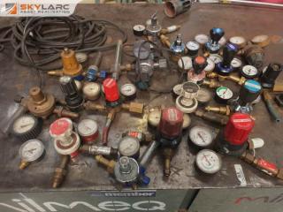 Large Lot of Gas Regulators