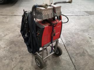 BOC Smootharc TIG 185 AC/DC Welder w/ Bottle Trolley & Cables