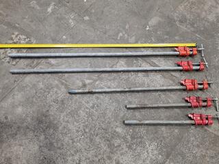 5x Pipe Clamps