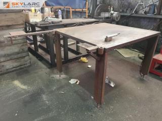 Heavy Solid Steel Industrial Workshop Welding Table