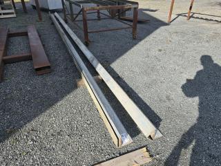 5 x Galvanized Steel Angle Steel Lengths