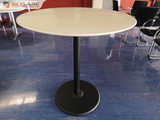 Tall Circular Standing Table for Office or Cafe