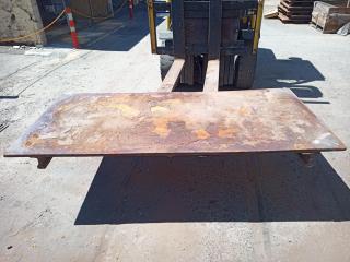 Large Plate Steel Pallet