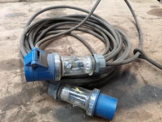10-Metre 16A Single Phase Power Extension Lead Cable