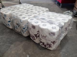 Bulk Lot of Livi Essentials and Impressa Toilet Tissue Paper