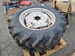 2 x Tractor Wheels and Tyres