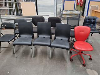 10x Assorted Styles of Chairs
