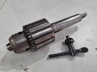 16mm Keyed Drill Chuck w/ Morse Taper No.3 Shank