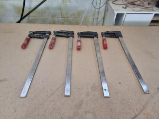 Set of 4 500mm Bar Clamps