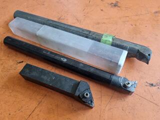 Assorted Lathe Boring Bars & Turning Tool