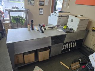 Steel Cabinet with Integrated Shredder