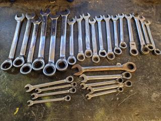 27x Assorted Ratchet Spanners