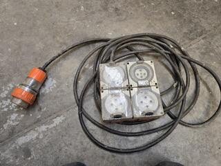 Three Phase Extension Cable with Multi Board