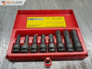 KCIMPACTA 8 Piece Hex Impact Socket Set