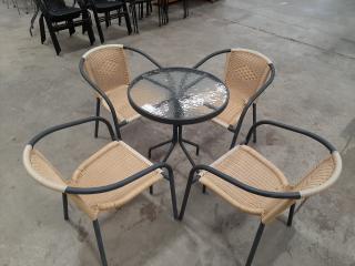 Outdoor Table and Chairs Set