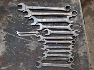 14x Assorted Spanners