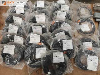 24x IFM Electronics Efector Ecomat 400 Connection Cables
