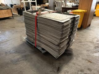 82 x Stainless Steel Heat Exchanger Plates