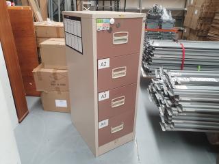 Precision Four Drawer Filing Cabinet
