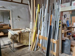 Large Lot of Retail Shelving Strips