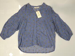 Nice Things Paloma S Little Bloom Print Slub Shirt - Size 42
