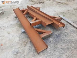 3 x Heavy Steel I Beam Frames