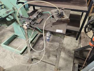 Foot Operated Pneumatic Press on Table