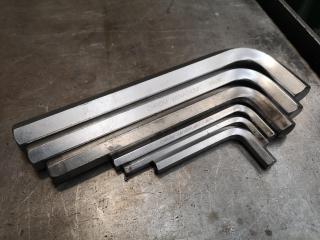 6x PB Swiss Made Hex Key Wrenches, Metric Sizes