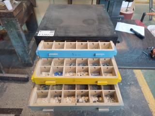 Drawer Unit of Mold Letters and Numbers