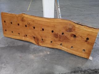 Rustic Wood Board Wall Hung Peg Board
