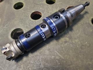 Iscar ETM Tool Holder BT40-MB63 w/ Attachments