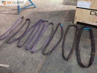 8x 1-Ton 1-Metre Industrial Lifting Straps