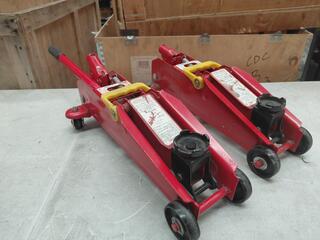 2 x Moller 2 Ton Floor Jack Pair