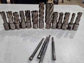 13x Assorted Annular Cutters